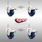 Service Caster 3 Inch 316SS Solid Polyurethane Wheel Swivel 12mm Stem Caster Set Lock Brake SCC-SS316TSTTL20S314-SPUS-M1215-4 - alternate 5